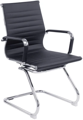 Nautilus Aura Medium Leather Bonded Executive Cantilever Chair