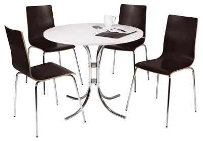 Teknik 900mm Loft Bistro Table and 4 Chairs